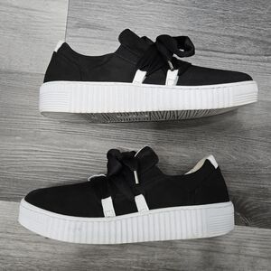 Gabor 43.333 Ribbon Design Suede platform